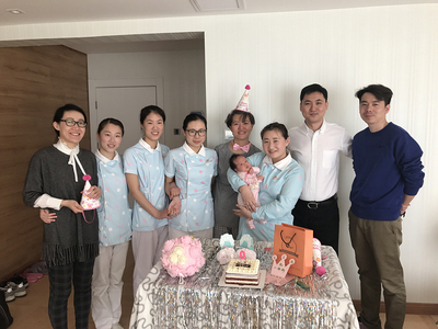 客户全家福照片